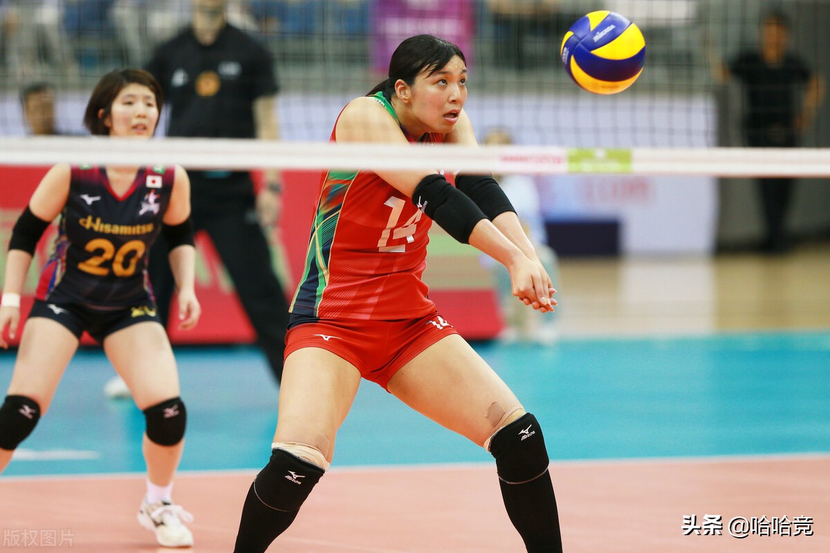 The most beautiful setter of the Japanese women's volleyball team