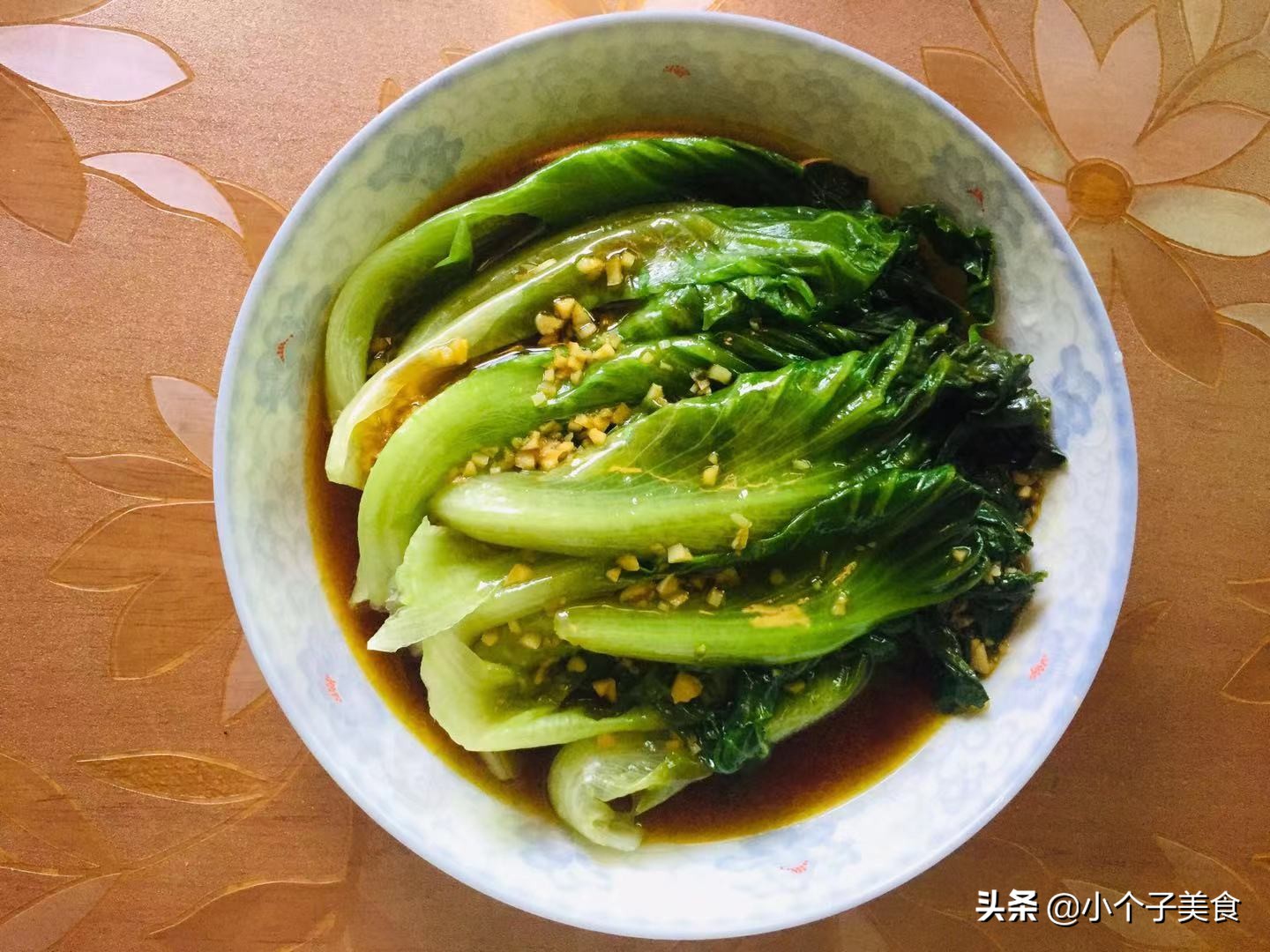 Lettuce in oyster sauce, essential for weight loss, lowfat and low
