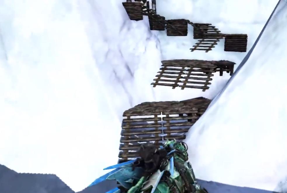 The anchor of "Ark Survival and Evolved" has created a ladder that can