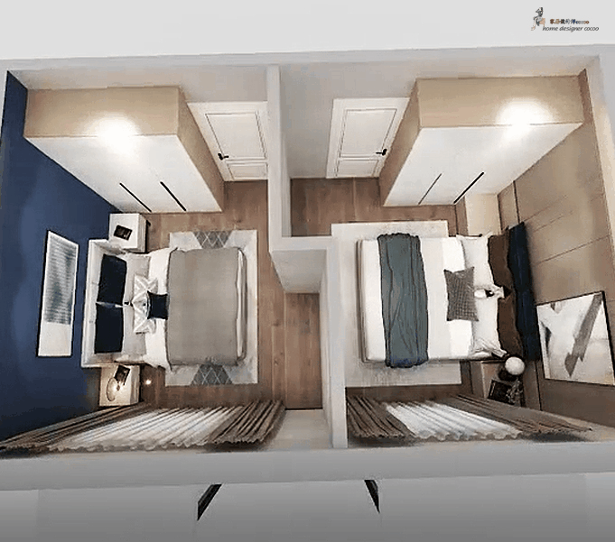 Is the bedroom arrangement still use one bed Don't be stupid