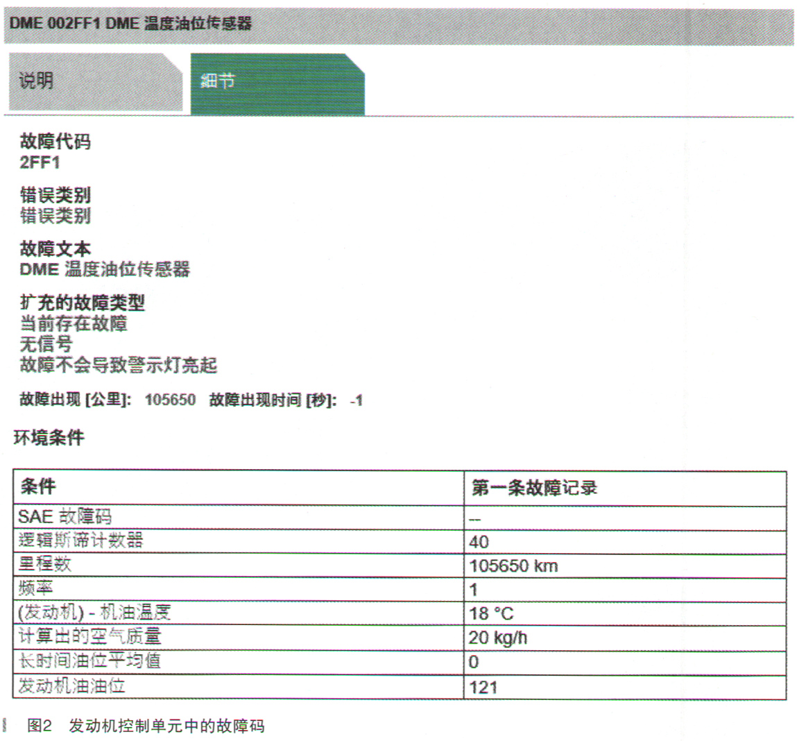 BMW X1 engine oil cannot be measured troubleshooting iNEWS