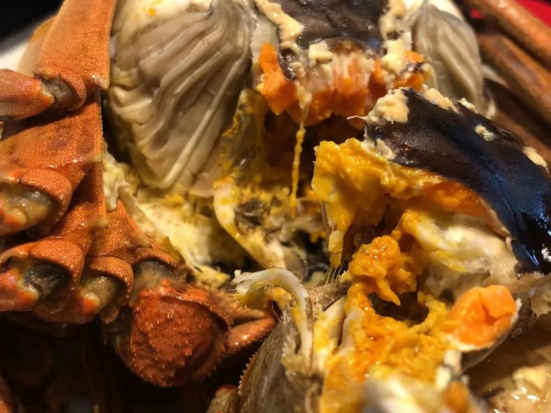 Chao Da's lunch record on October 22, steamed crabs, egg noodles with