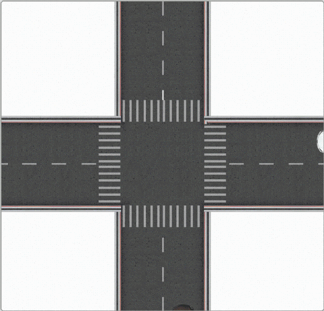 How to pass at an intersection without traffic lights?Who should let ...