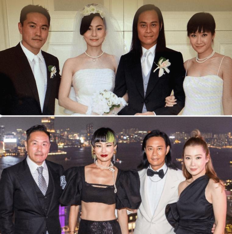 The grasshopper group Cai Yizhi celebrated their 15th wedding ...