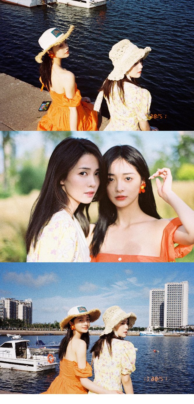 The gods are in the same frame!Bai Lu Zhou Jieqiong's summer photo ...