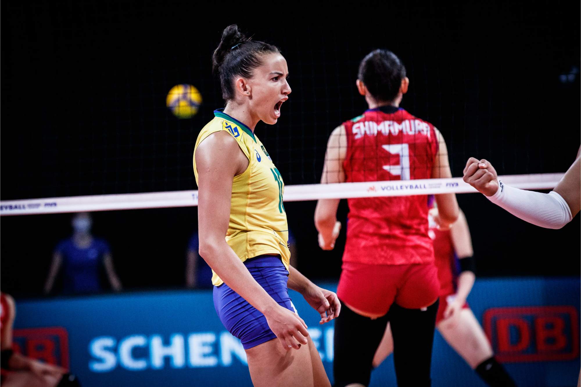 World Women's Volleyball League!Brazil women's volleyball team advances ...