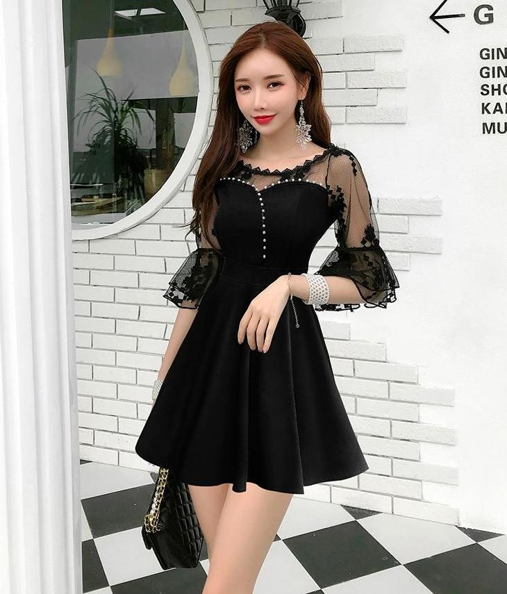 Qixi Festival is here, short lace princess dress, showing the charm of ...