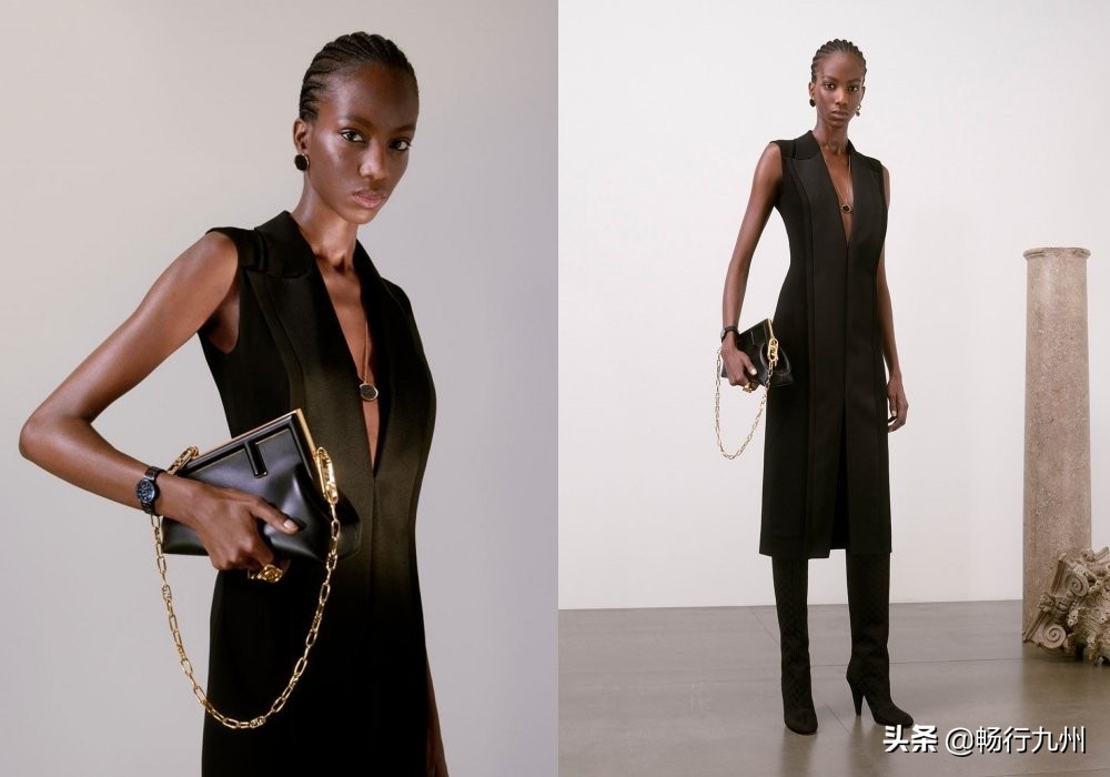 The same style of celebrity Fendi First bag, luxurious Fun experience