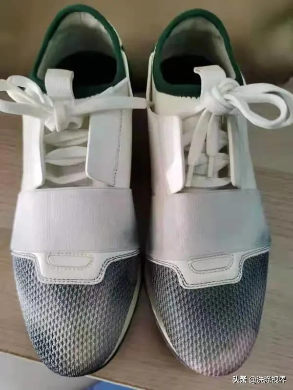 This pair of Balenciaga shoes repair craftsmanship is comparable to