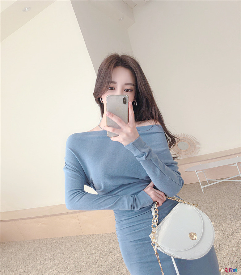 孙允珠：热亚那娇蓝琉璃文艺鱼尾长裙