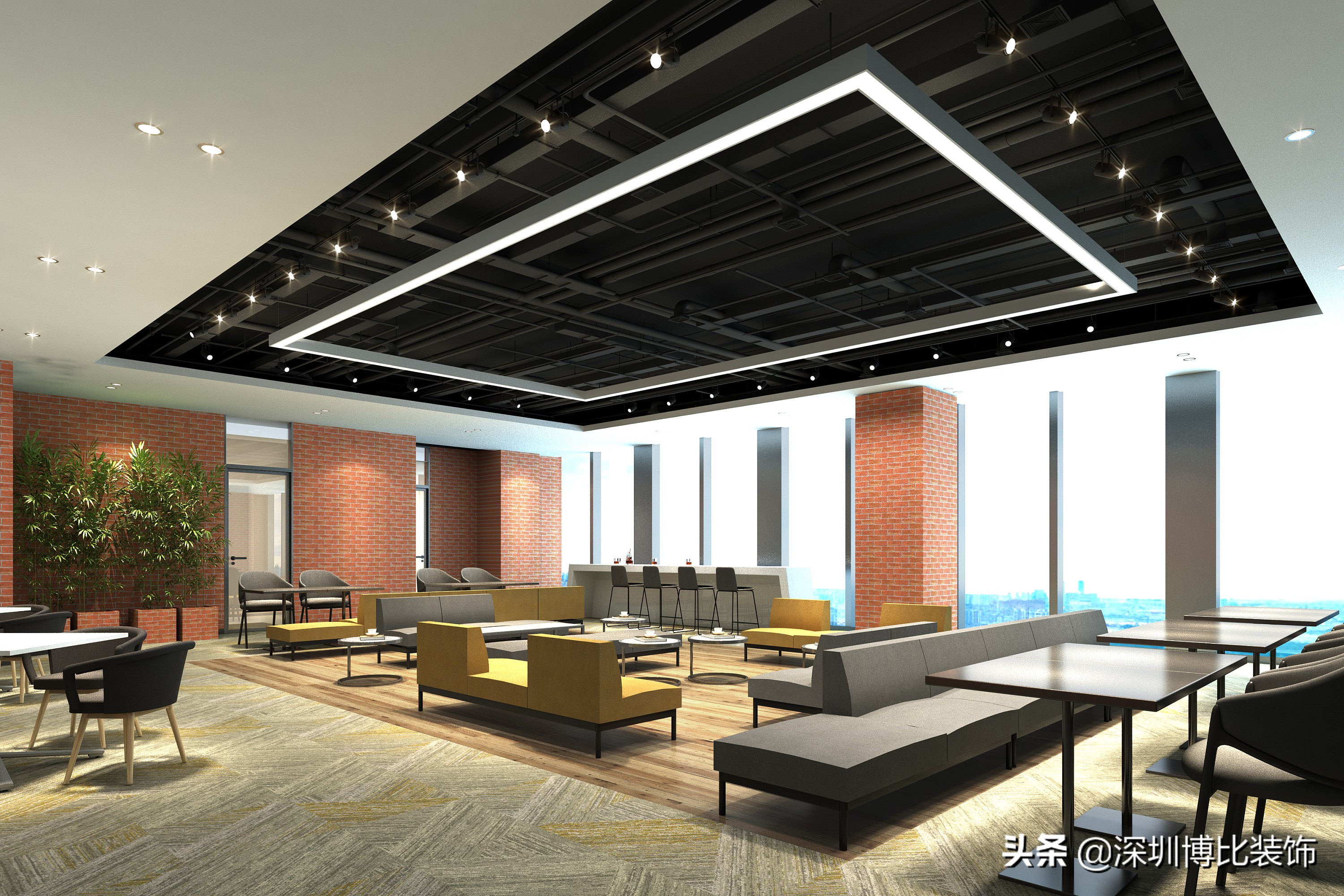 How to decorate the design office to create a sense of spatial rhythm ...