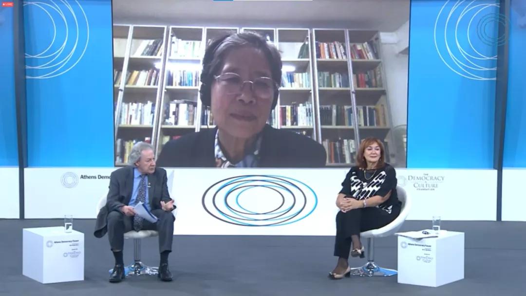 China Forum Special Expert Zhou Hong attended the Athens Democracy ...