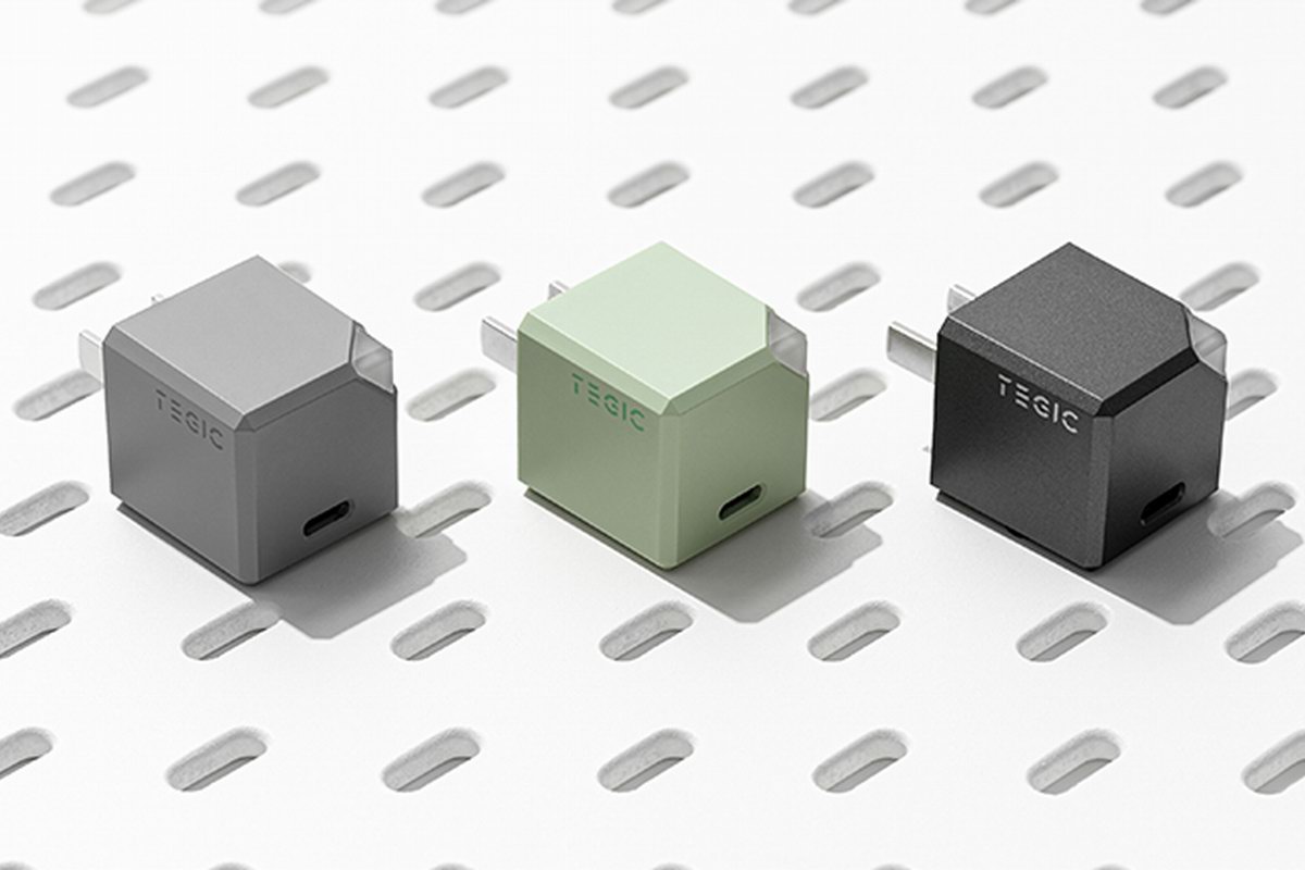 TEGIC launched a hard-core design mini charger, GaN solution 30W output ...