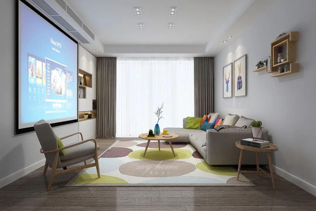 The projector instead of TV, 8 benefits, small apartment, you should