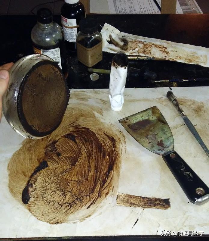 The dark history of world famous paintings, a color extracted from