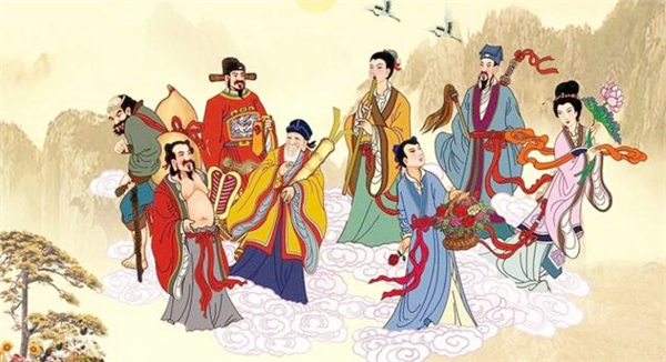 After the Eight Immortals ascended, what positions did they hold in the ...