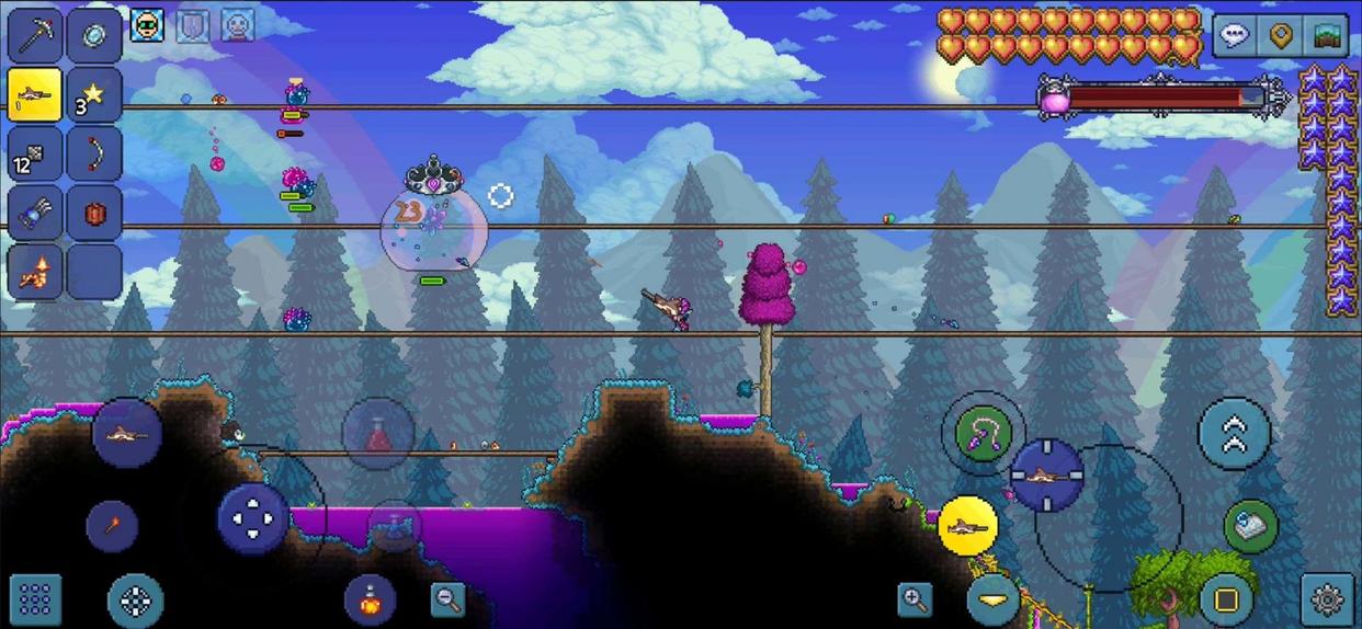 Terraria Mobile Game Use all available materials to play well iNEWS