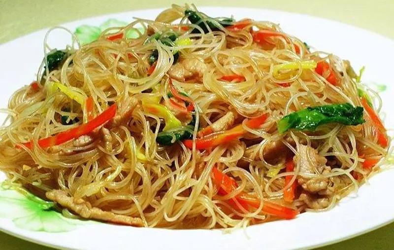 Stirfried rice noodles will stick to the pan directly, teach you the