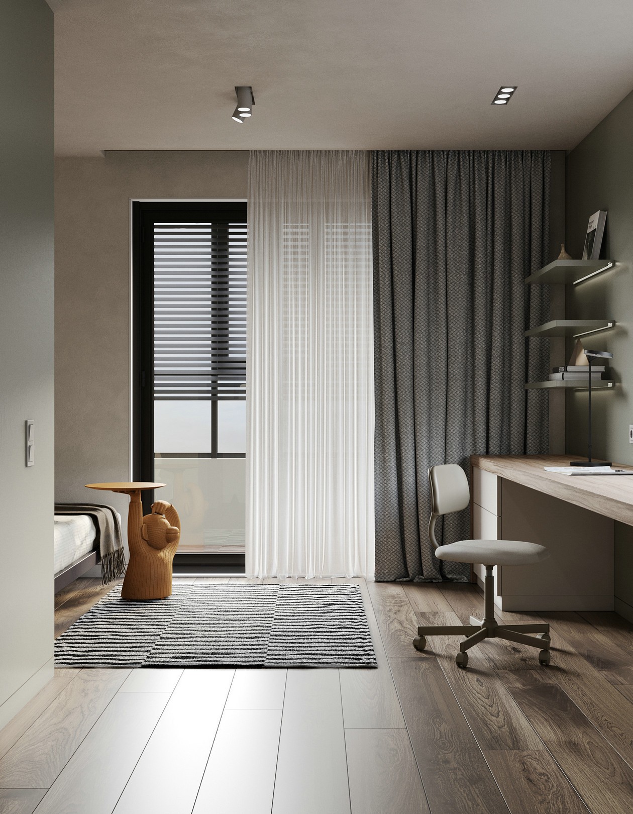 Your small bedroom of 8 square meters can only fit one bed, while other ...