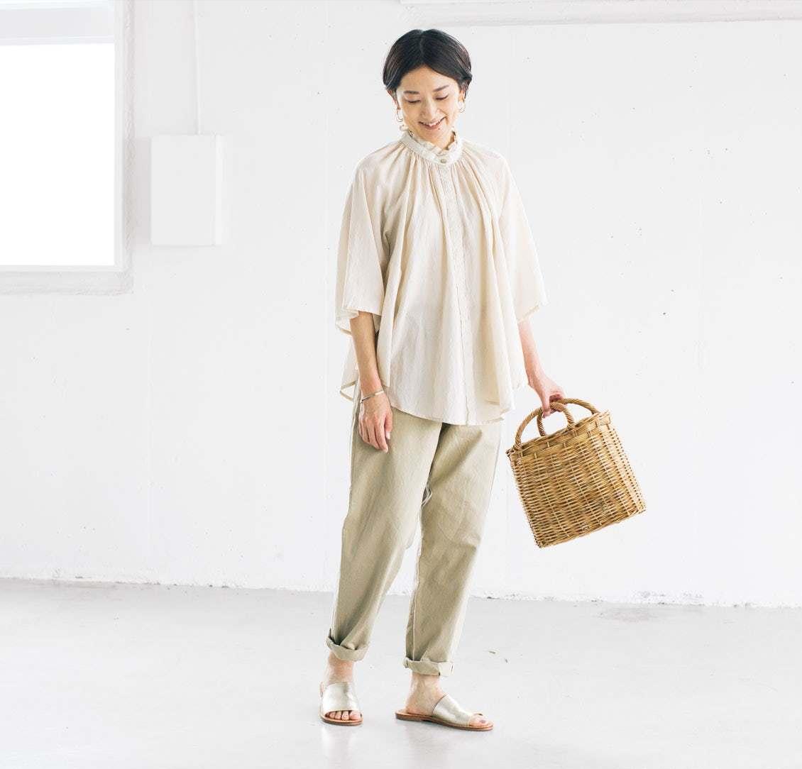 The 50-year-old Japanese housewife's early summer dress, older women ...