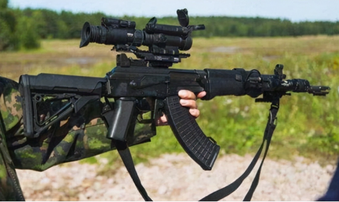 Ak 12 Assault Rifle Equipped With The Elite Special Forces Of The