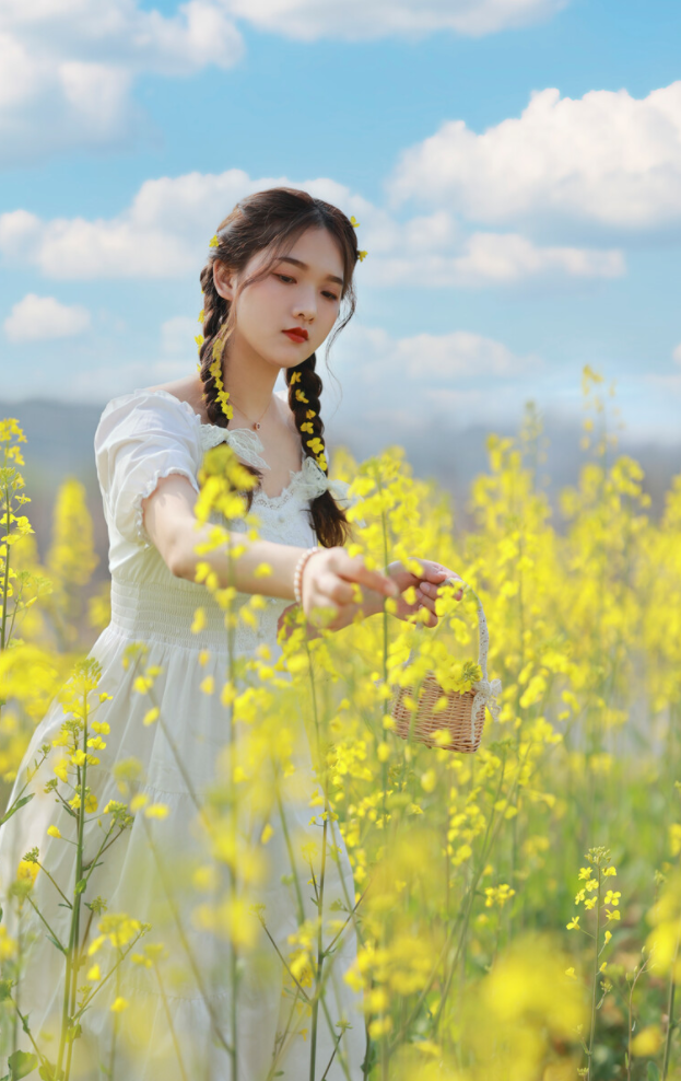 How To Shoot Rape Flower Portraits, 10 Flower Shooting Poses, Get It 