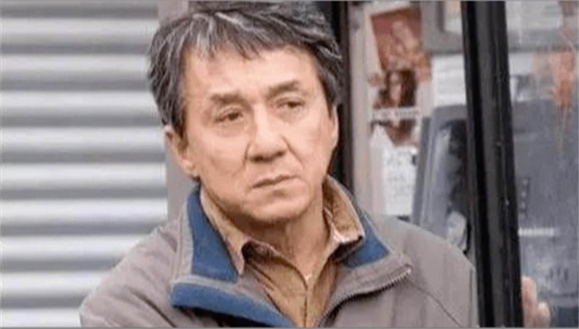 The 67-year-old Jackie Chan is very old, with thinning hair and 