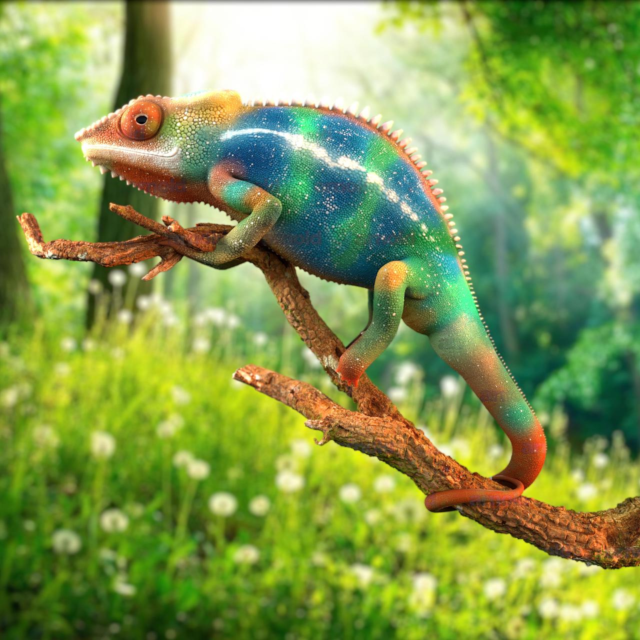 How did the chameleon evolve its ability to change color? - iNEWS