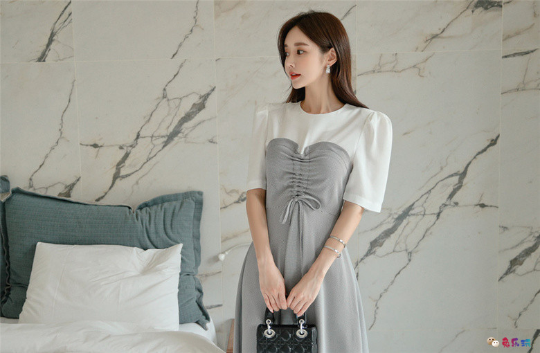 孙允珠丨田纳西俏皮青春高腰百褶长裙