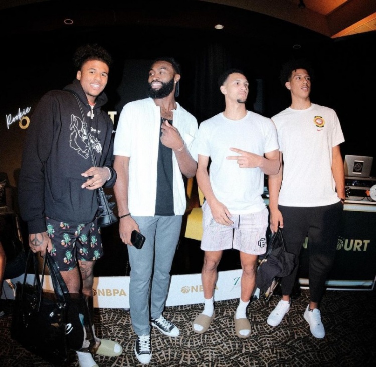 Jaylen Brown founded a personal clothing brand, champion Cunningham and