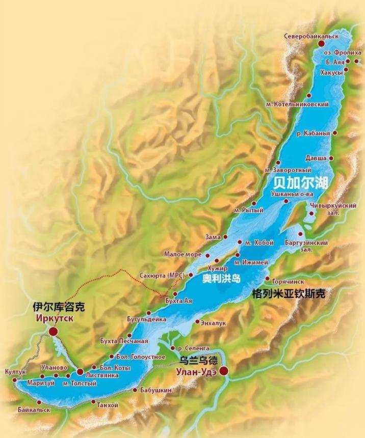 Lake Baikal has so much fresh water that 5 billion people can drink for