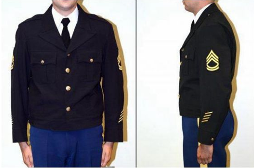 The U.S. Army's retro World War II uniform. Soldiers bought Ike short