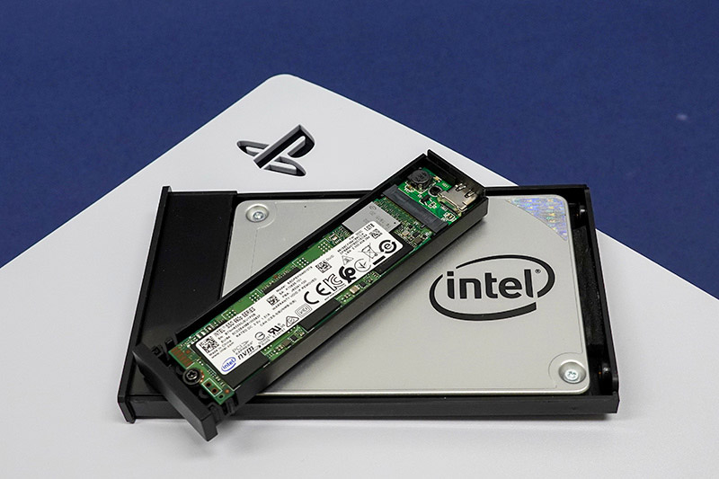 When running PS4 games on PS5, the external SSD will load faster than