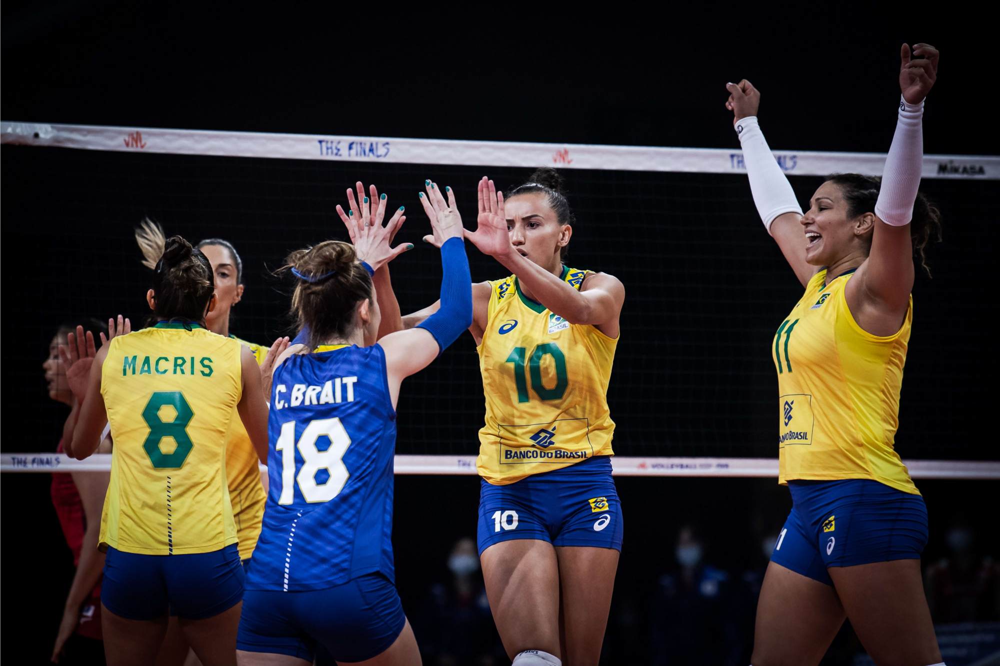 World Women's Volleyball League!Brazil women's volleyball team advances ...