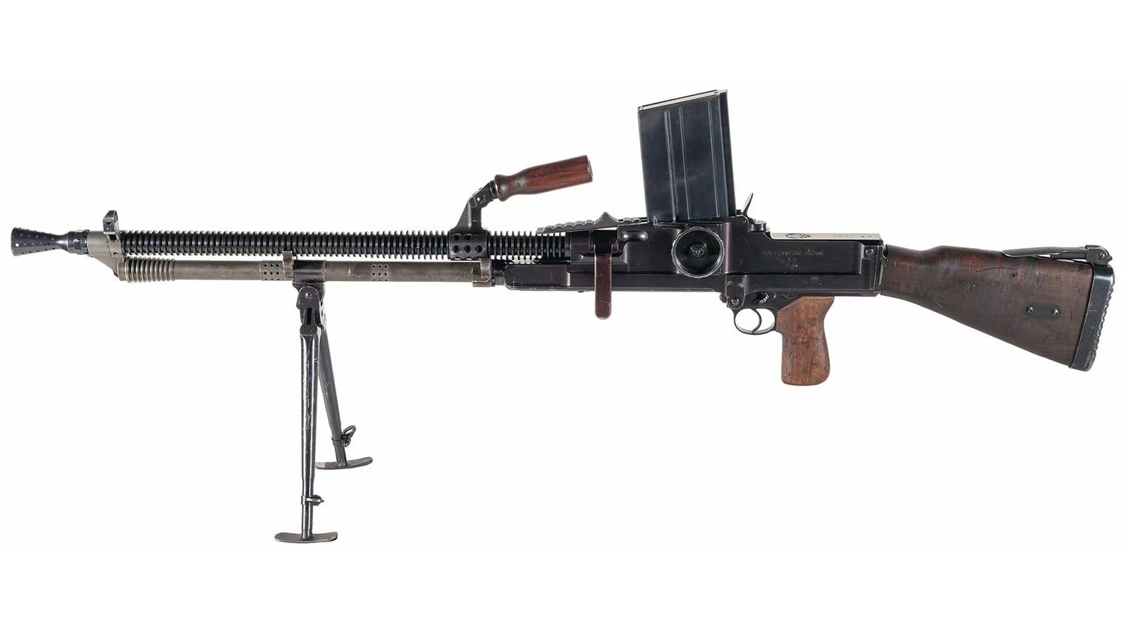 The antiwar artifact, the Japanese ZB26 light machine gun Is the
