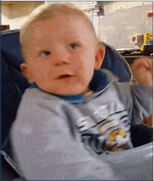 Babies always "shaking their heads", is it because of calcium