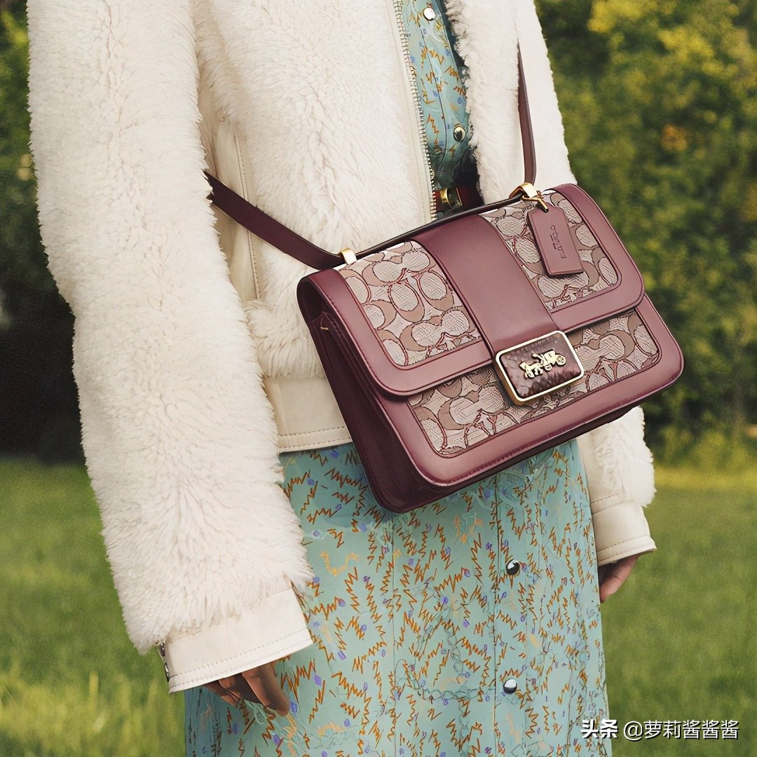 Coach Jacquard Alie Shoulder Bag iNEWS