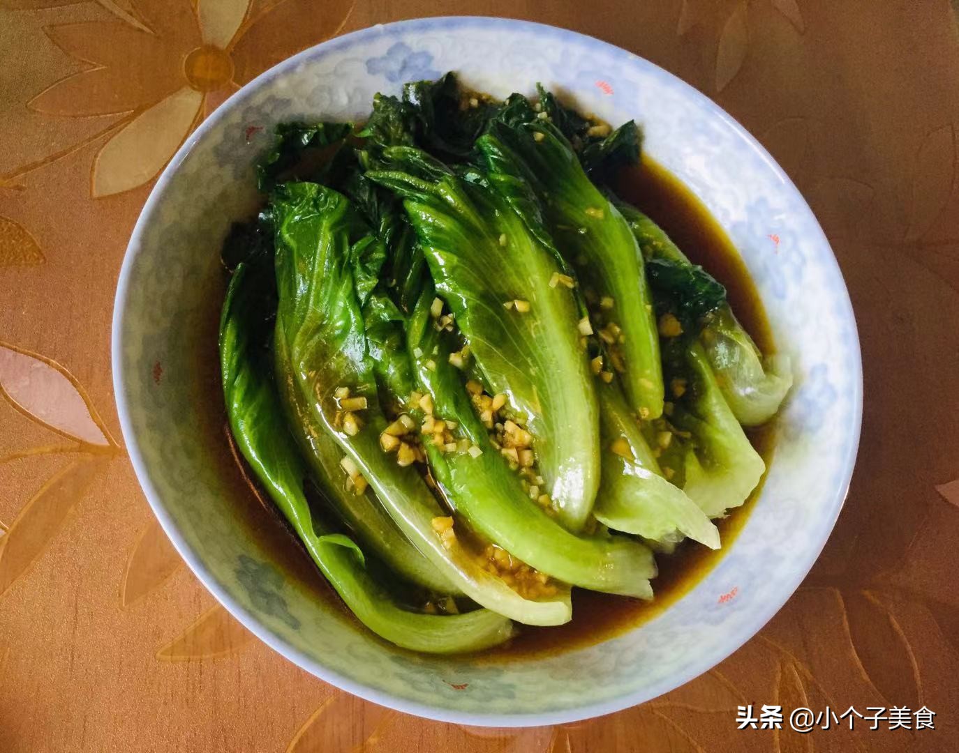 Lettuce in oyster sauce, essential for weight loss, lowfat and low
