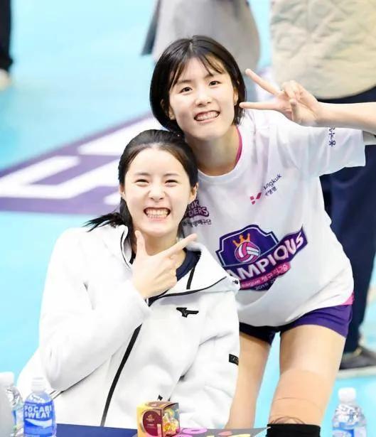The Korean women's volleyball sisters are cool?The official targeted